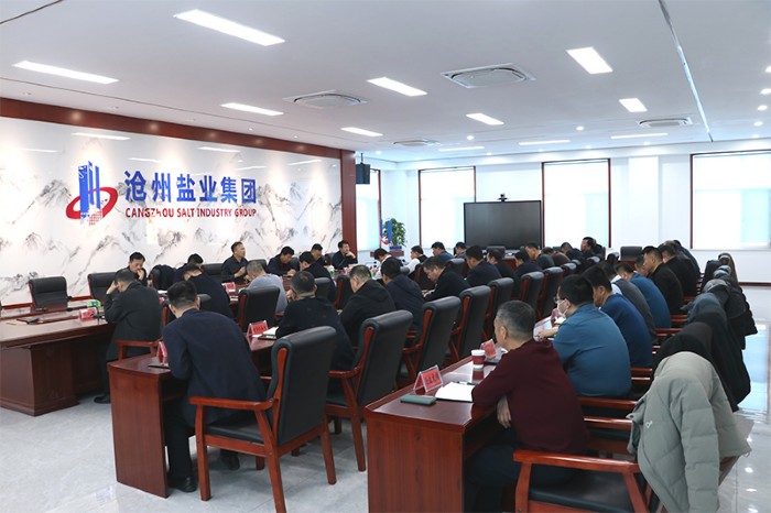 滄鹽集團(tuán)組織召開2025年生產(chǎn)經(jīng)營暨項(xiàng)目建設(shè)目標(biāo)任務(wù)動員會議
